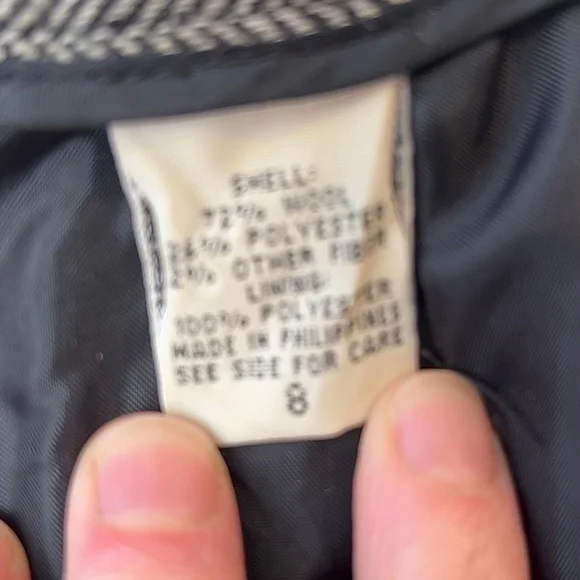 Vintage Eddie Bauer Wool Herringbone Wide Leg Trouser Pants Academia Heritage 8 - Picture 10 of 14